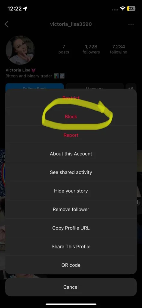 setting block followers